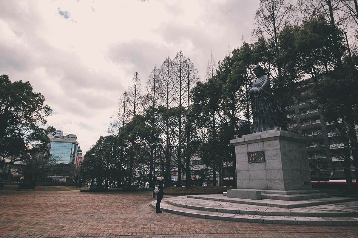 长崎和平公园和原子弹博物馆，日本长崎